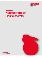 Plastic castors